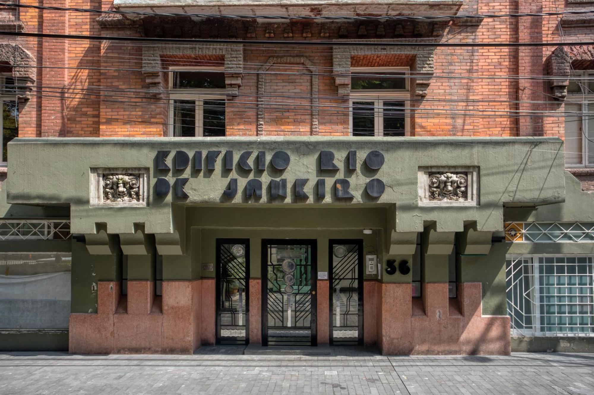 Edificio Art Deco En Roma Norte Città del Messico Esterno foto
